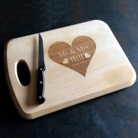 Personalised Wedding chopping board