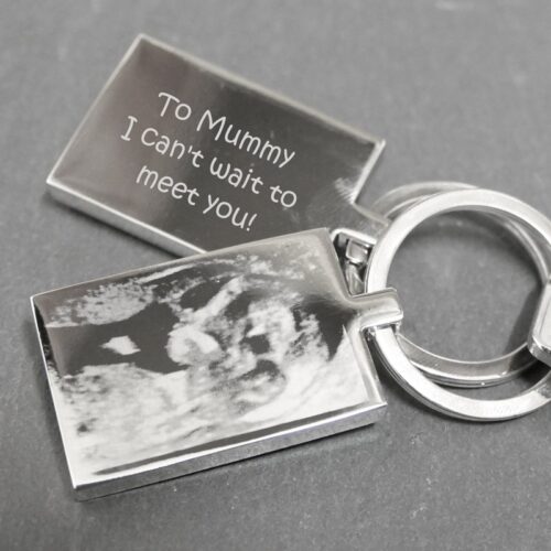 Ultrasound keyring, baby scan keyring