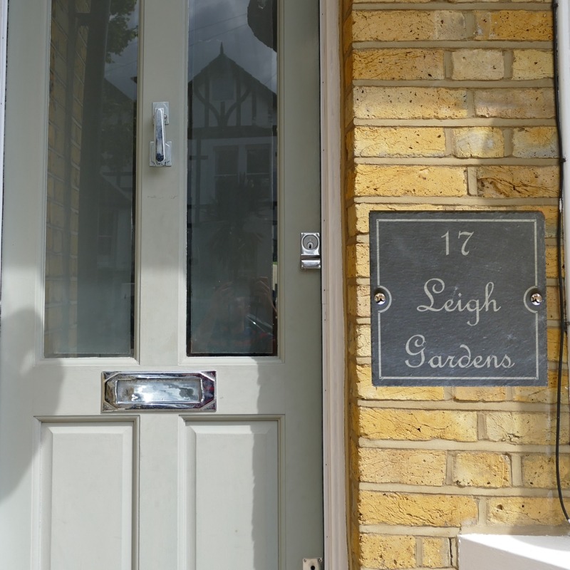 Slate House Sign With Surface Engraved House Name or Number - Image 2