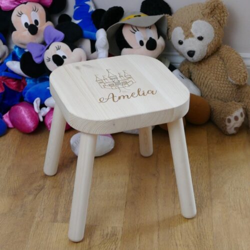 Personalised childrens stool with childs name
