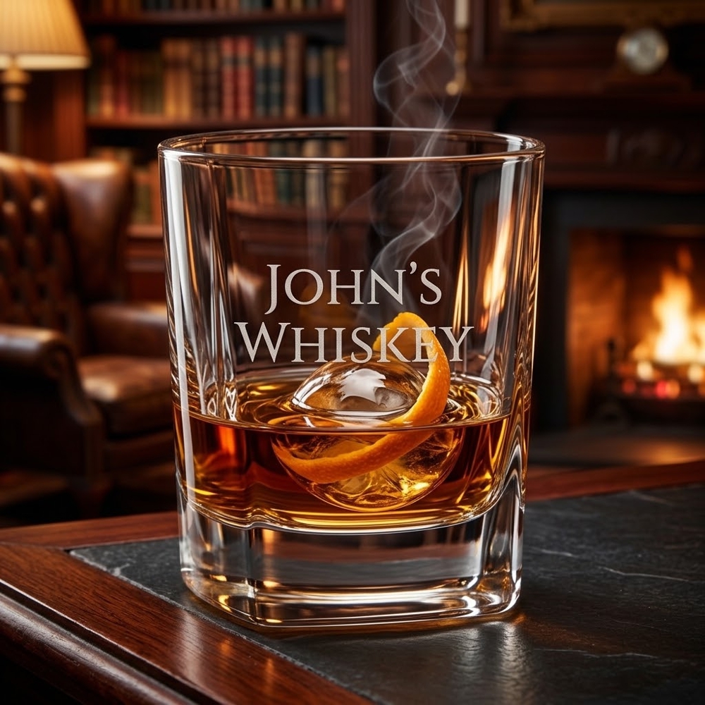 Personalised Whisky Glass - Let them know - it's your Whiskey Glass!