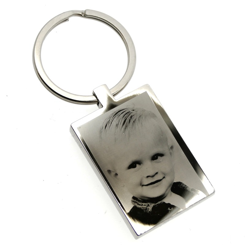 Photo Engraved Keyring With Childs Drawing - Image 2
