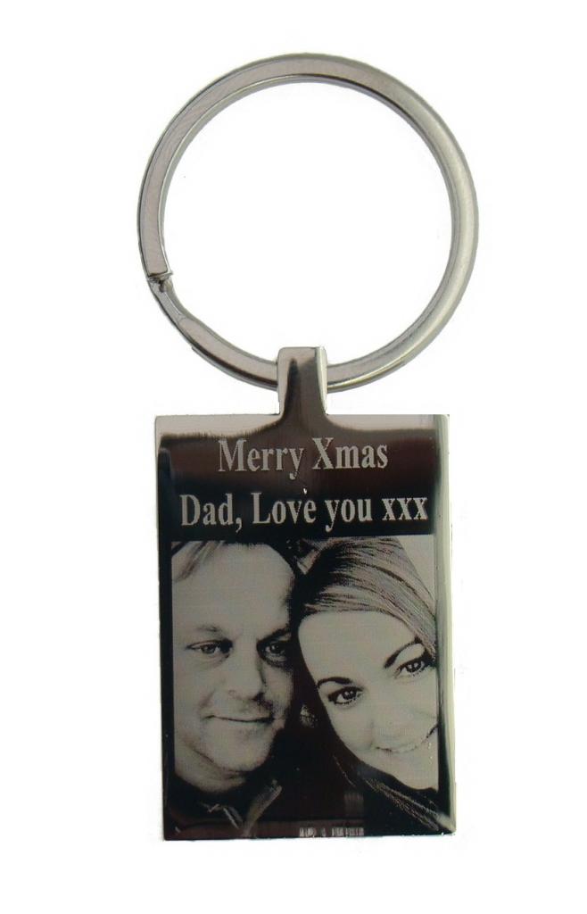Photo Engraved Keyring | Photo Keyring - Image 3