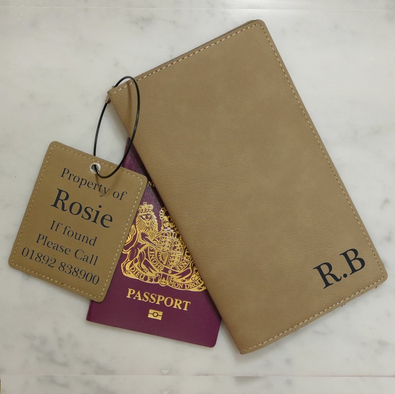 Leatherette Travel Gift Set With Luggage Tag And Money Wallet (Single) - Image 2