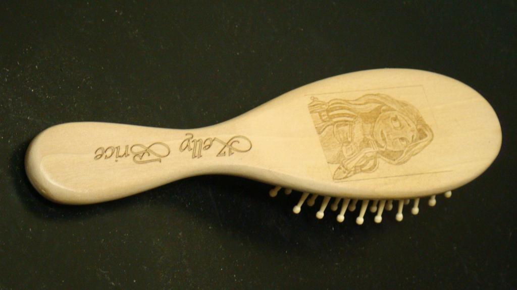 Personalised Wooden Hair Brush - Image 2