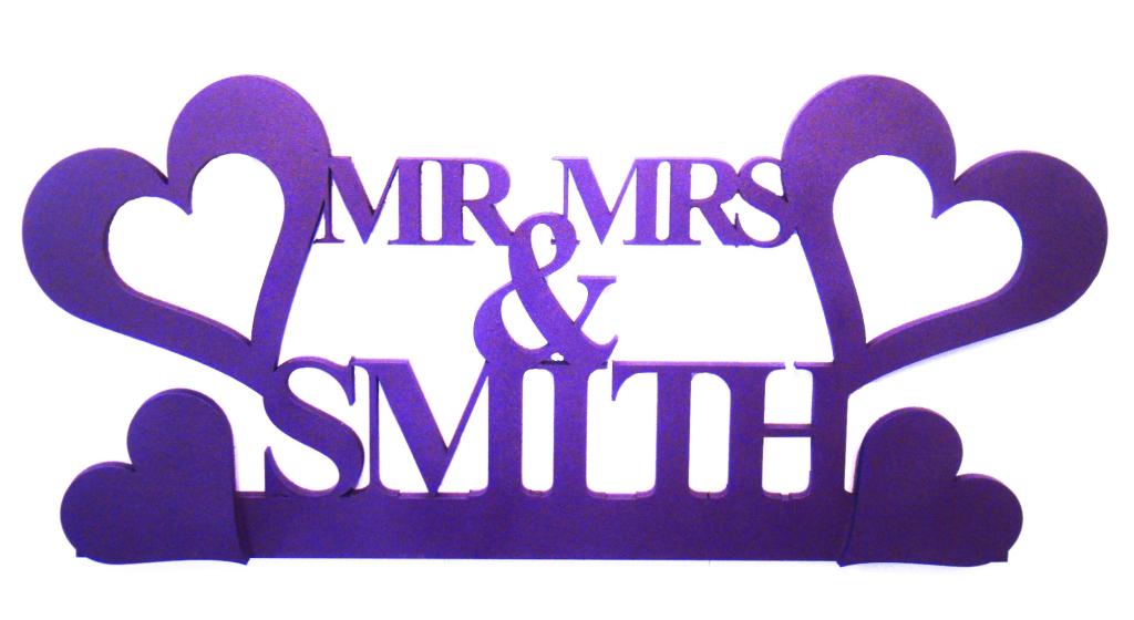 Mr and Mrs Top Table Name Setting - Image 5