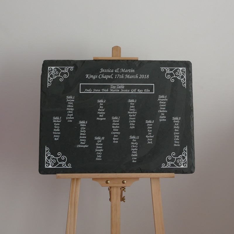 Premium Slate Table Plan - Image 2