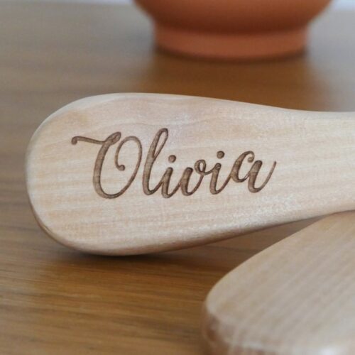 Personalised wooden Hair brush