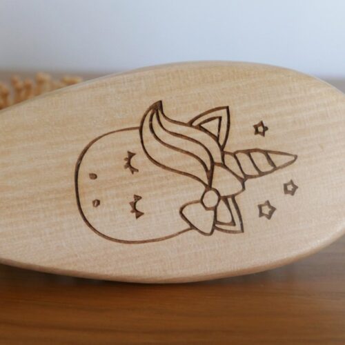 Personalised Unicorn Hair Brush