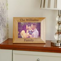 Personalised Family Name Photo Frame