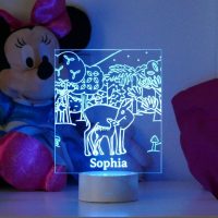 childrens woodland night light