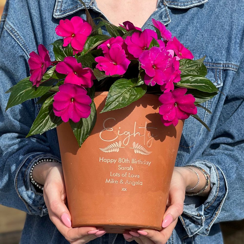 Birthday Flower Pot any message or number - Image 3