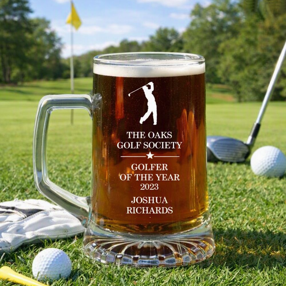 Golfer of the Year Glass Tankard Award | Golf Tankard - Image 3