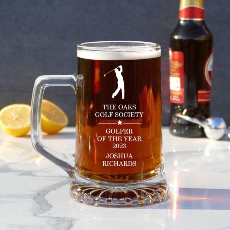 Golfer of the Year Glass Tankard Award | Golf Tankard